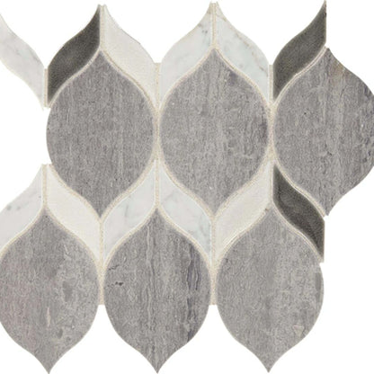 Fonte in Heather Hrb Bld Double Leaf Natural Stone