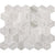 Limestone Collection in Chenille White 12x24 Hexagon Natural Stone