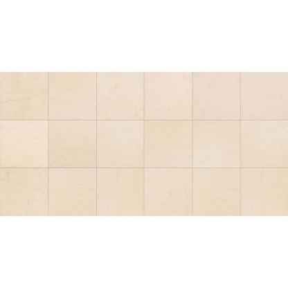 Limestone Collection in Adour Creme 12x12 Honed Natural Stone