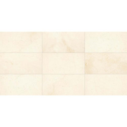 Marble Collection in Latte 24x24 Honed Natural Stone