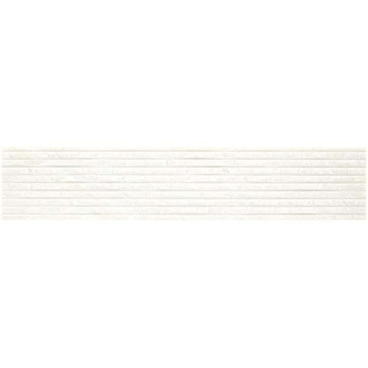 Marble Collection in Empyrean Ice 8x36 Honed Natural Stone