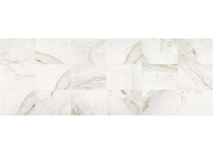 Marble Collection in Daphne White 18x18 Polished