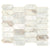 Marble Collection in Daphne White - Elongated Hex Natural Stone