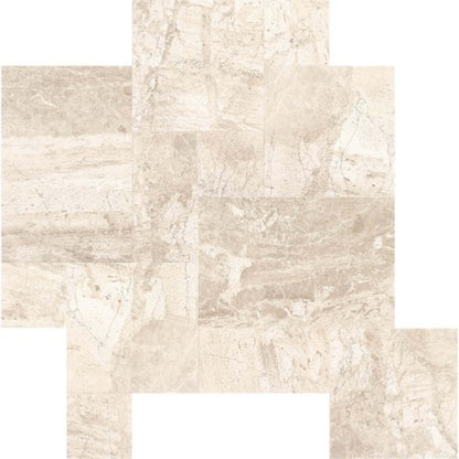 Marble Collection in Meili Sand Versailles Pattern 16x24 Natural Stone