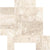 Marble Collection in Meili Sand Versailles Pattern 16x24 Natural Stone