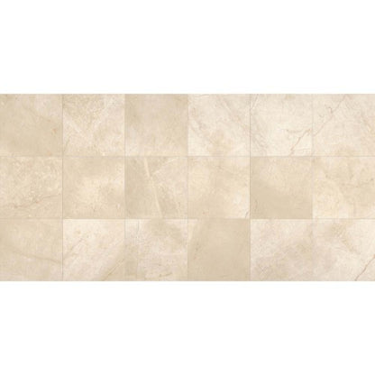 Marble Collection in Phaedra Cream 12x24 Honed Natural Stone