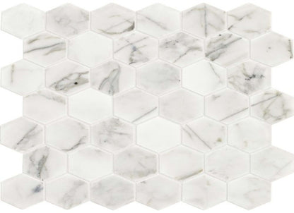 Marble Collection in Venetian Calacatta Hexagon