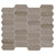 Marble Collection in Silver Screen Elongated Hex Natural Stone