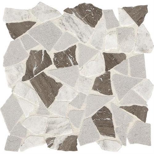 Predella in Reverent Taupe Blend Mosaic (Pebble) -  Tile