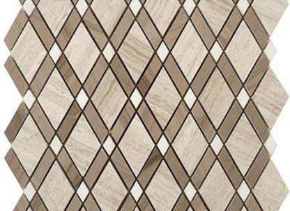Diamond in Wooden White-Athen Gray-Thassos White