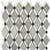 Diamond in Mugworth-Thassos White-Basalt Natural Stone