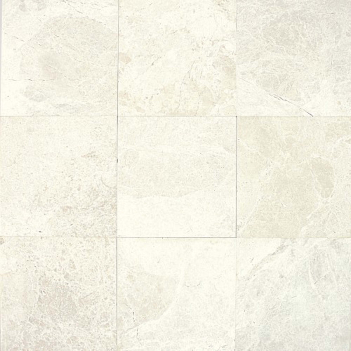 Marble Collection in White Cliffs 18x18 Polished Natural Stone