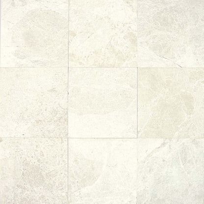 Marble Collection in White Cliffs 18x18 Polished Natural Stone