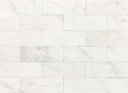 Marble Collection in Contempo White 3x6 Polished