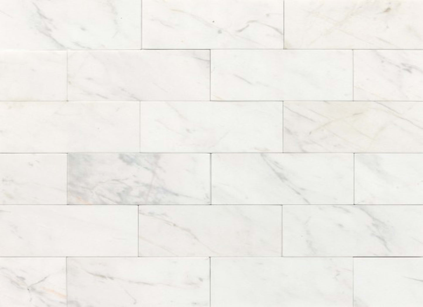 Marble Collection in Contempo White 3x6 Honed