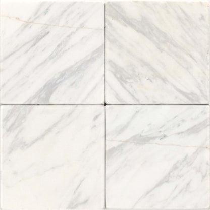 Marble Collection in Contempo White 12x24 Polished Natural Stone