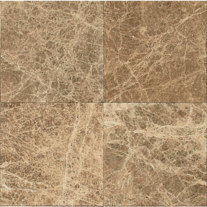 Marble Collection in Emperador Light Classico 12x12 Polished Natural Stone