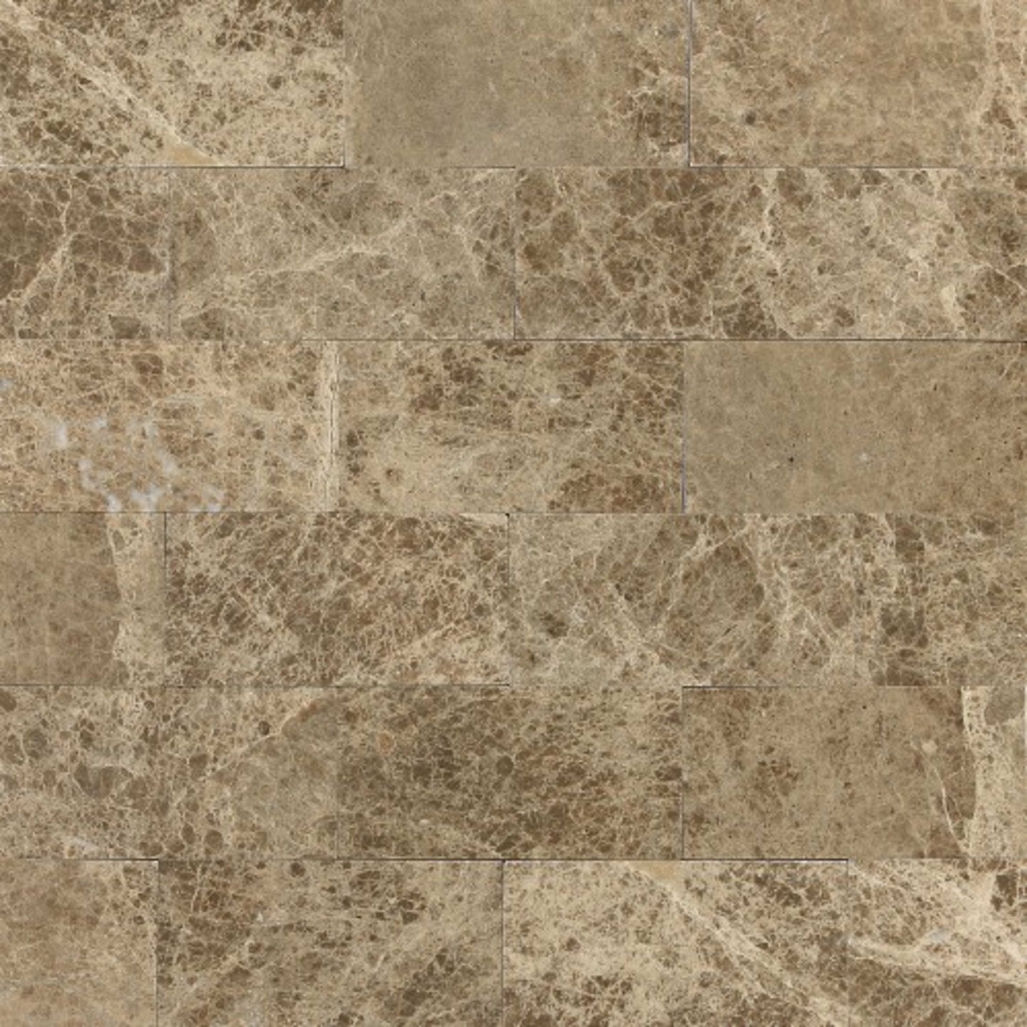 Marble Collection in Emperador Light Classico 3x6 Honed Natural Stone