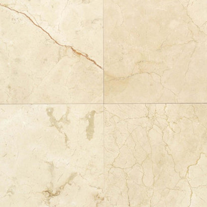 Marble Collection in Crema Marfil Classico 12x12 Honed Natural Stone