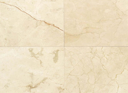Marble Collection in Crema Marfil Classico 12x12 Honed