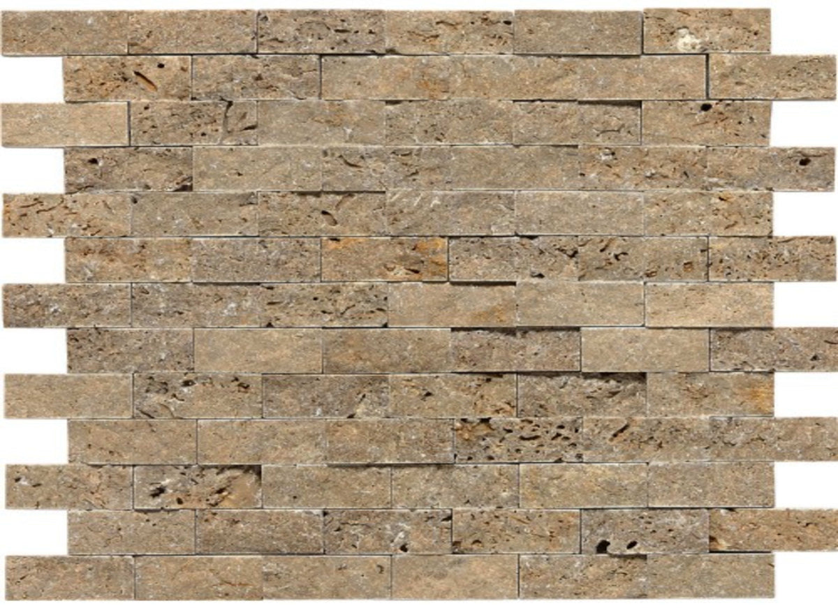 Travertine Collection in Noce Brick Joint