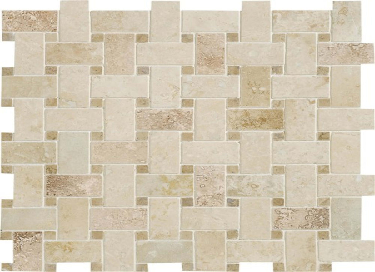 Travertine Collection in Turco Classico Basketweave