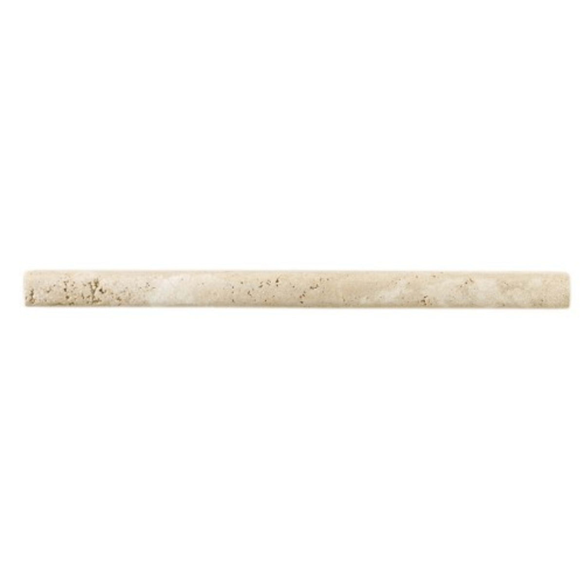 Travertine Collection in Mediterranean Ivory Decorative .75x12 Natural Stone