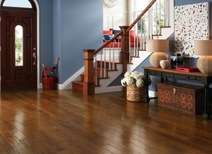 American Scrape Hickory Engineered in Grey Wolf