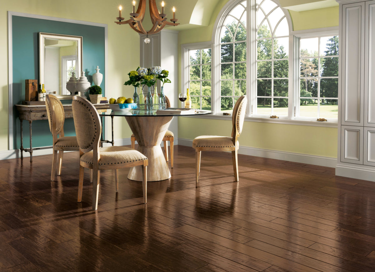American Scrape Hickory Engineered in Western Mountain