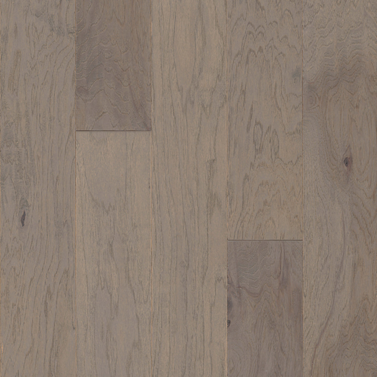 American Scrape Hickory Engineered in Grey Wolf Hardwood