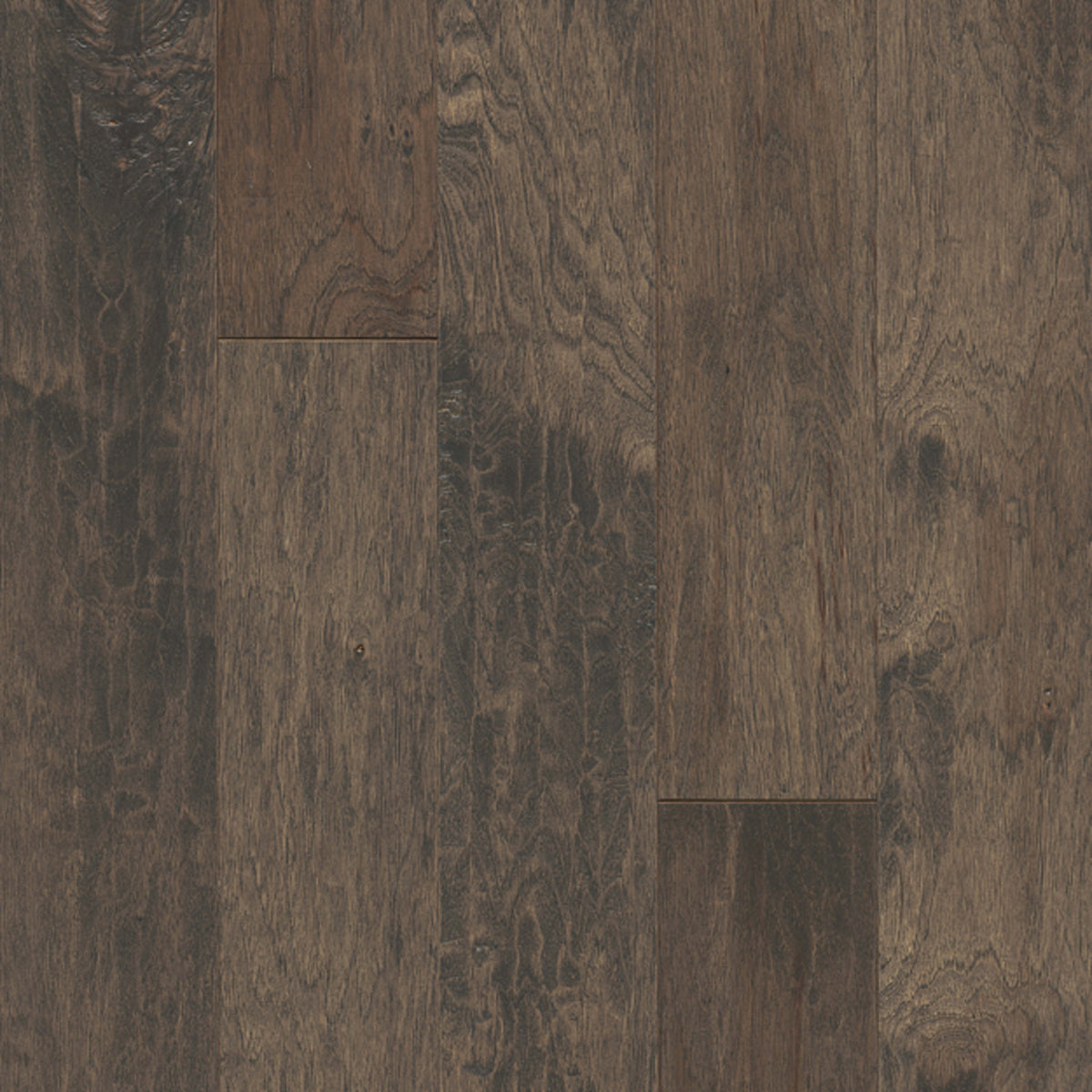 American Scrape Hickory Engineered in Northern Twilight Hardwood