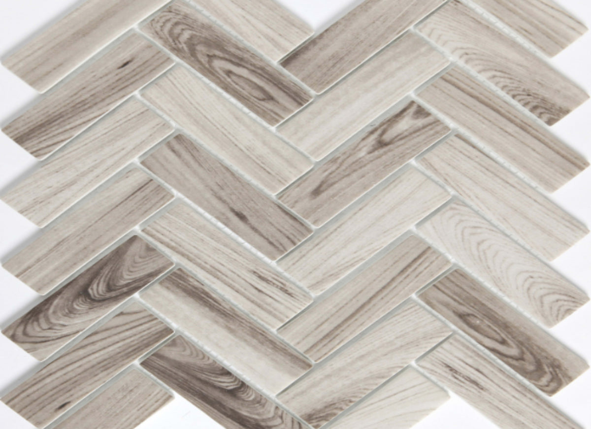 Echo in Gray Herringbone
