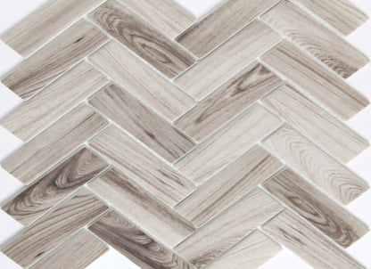 Echo in Gray Herringbone