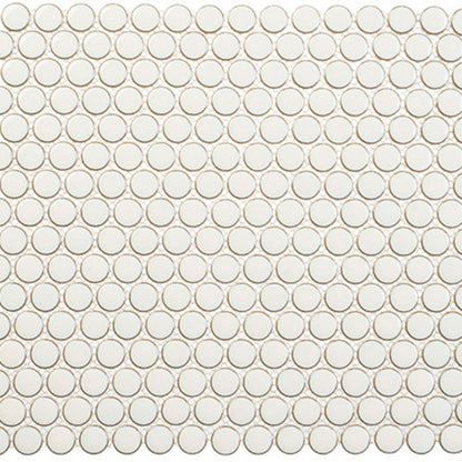 Effortless Collection - Penny Rounds in Relaxation Glass Tile