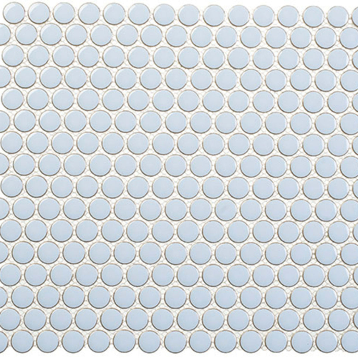 Effortless Collection - Penny Rounds in Kool Vibe Glass Tile
