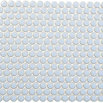 Effortless Collection - Penny Rounds in Kool Vibe Glass Tile