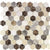 Excalibur in Dream Gallery 1 1/4" Hexagon Natural Stone