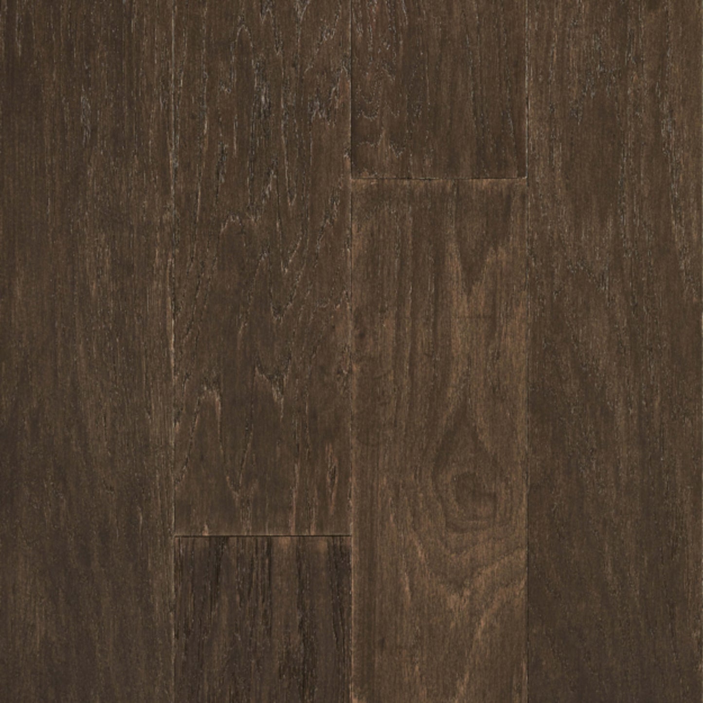 HydroBlok Hickory Engineered in Forager Brown Hardwood