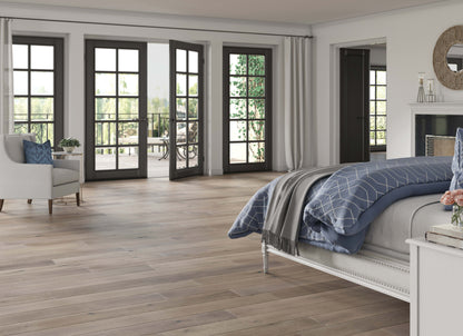 TimberBrushed Silver White Oak Engineered in Coast To Coast