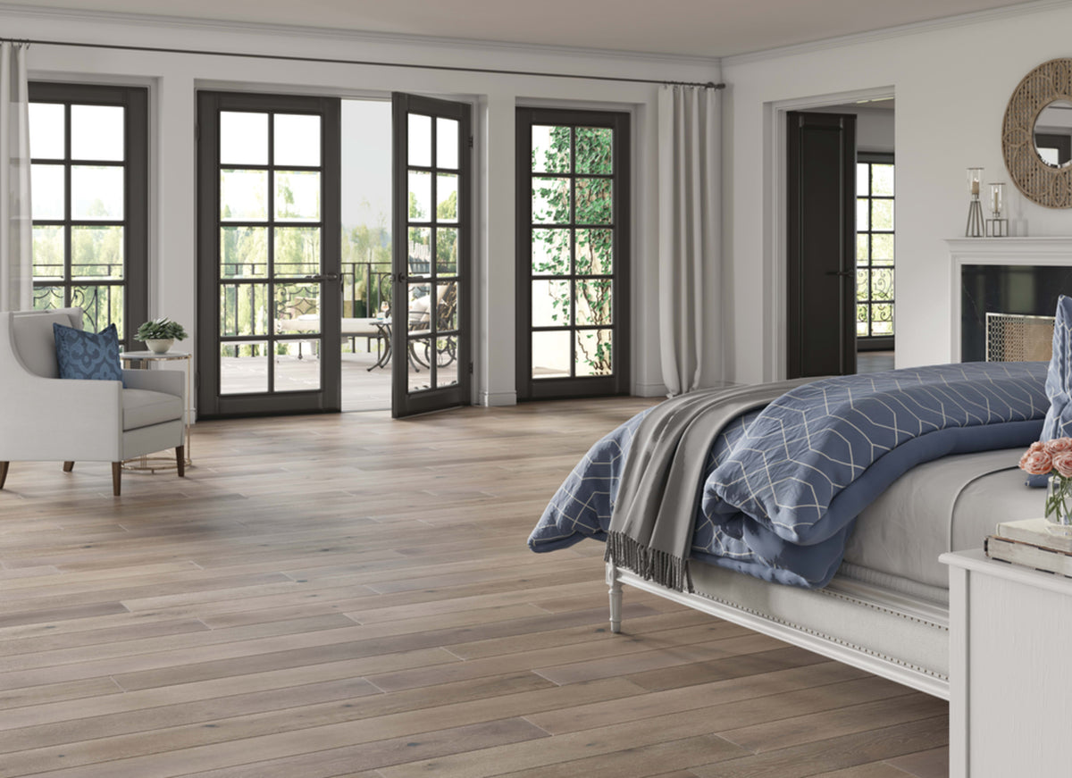 TimberBrushed Gold White Oak Engineered in Sand Mountain