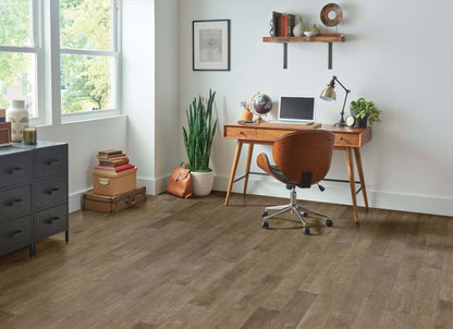TimberBrushed Bronze  White Oak Engineered in Streaming Sunlight 5"