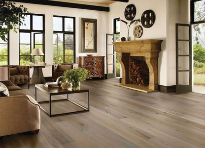 TimberBrushed Platinum  White Oak Engineered in Stormy Shade 9.056"