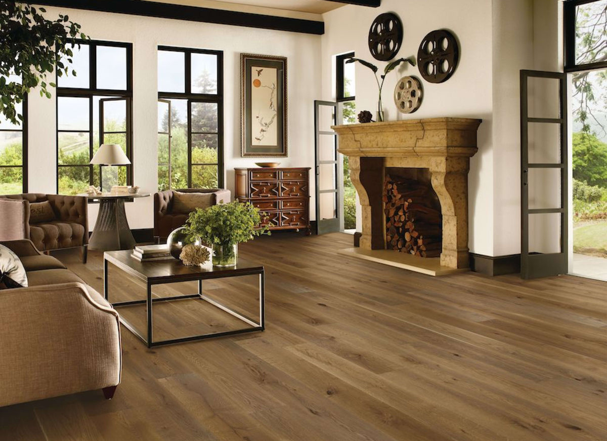 TimberBrushed Platinum  White Oak Engineered in Country Vibe 9.056"