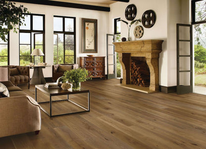 TimberBrushed Platinum  White Oak Engineered in Country Vibe 9.056"