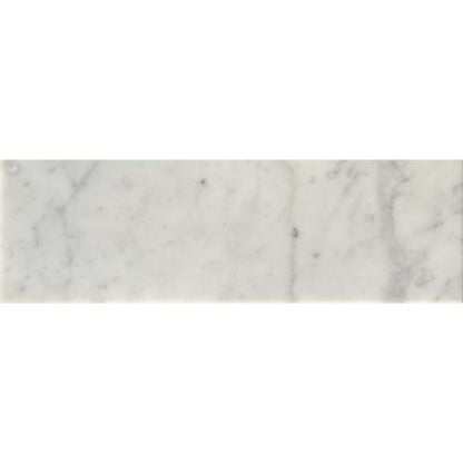 Epoch in White Carrara 6x18 Honed Natural Stone