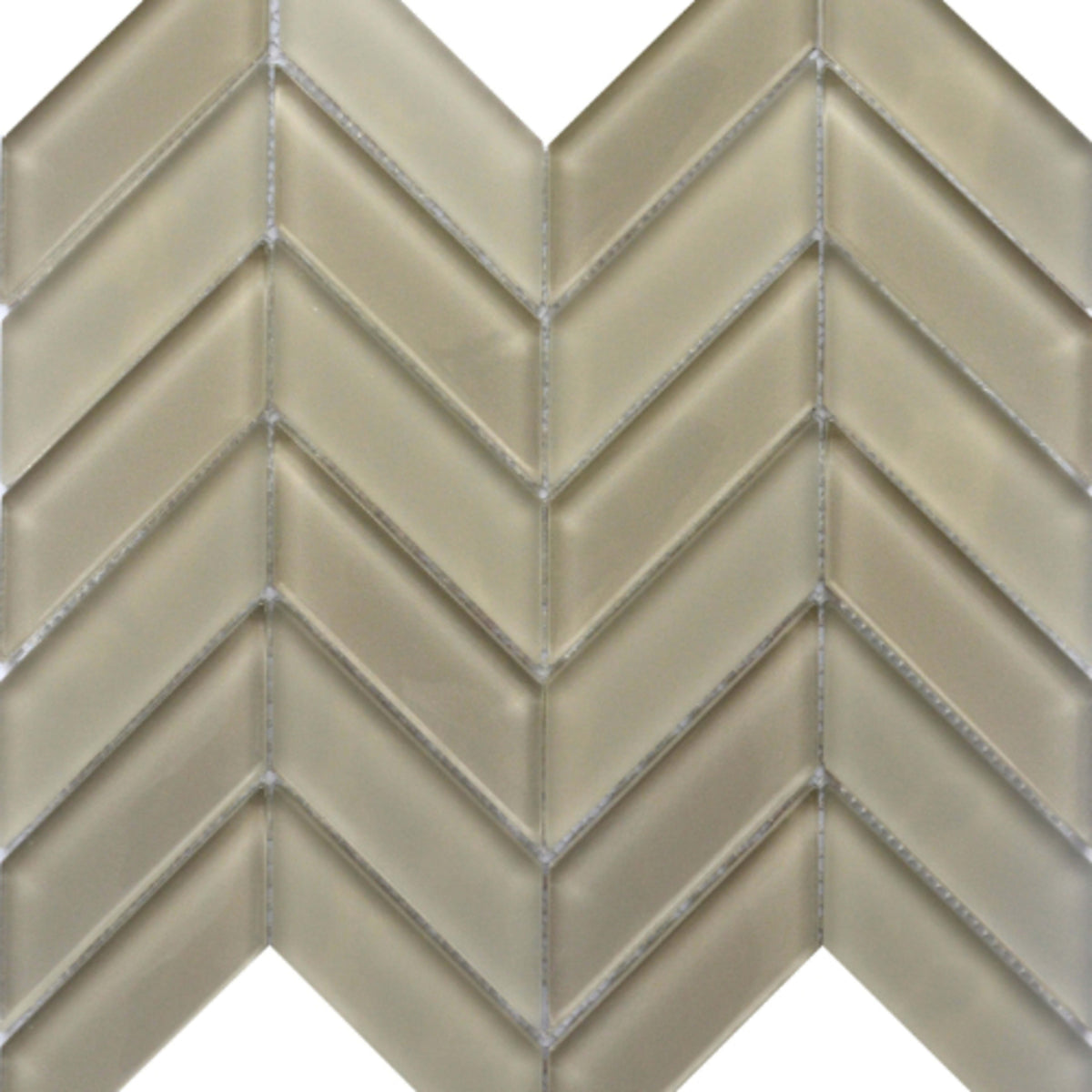 Edge in Morning Fog Glass Tile