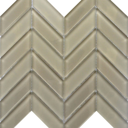 Edge in Morning Fog Glass Tile