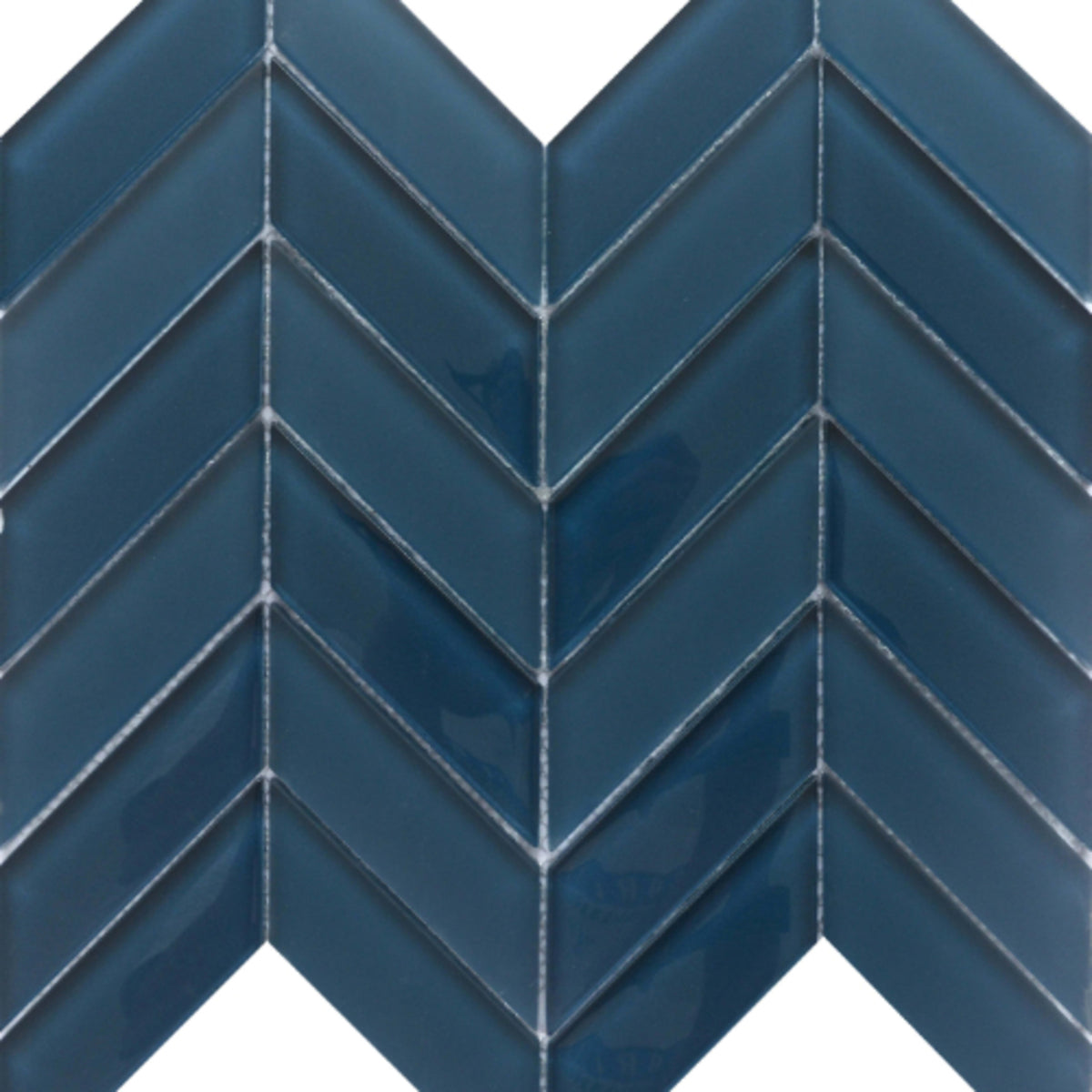 Edge in Navy Glass Tile