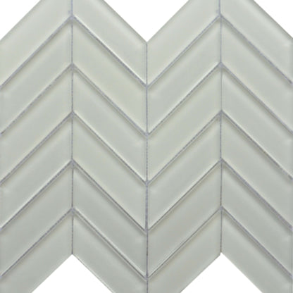 Edge in White Glass Tile