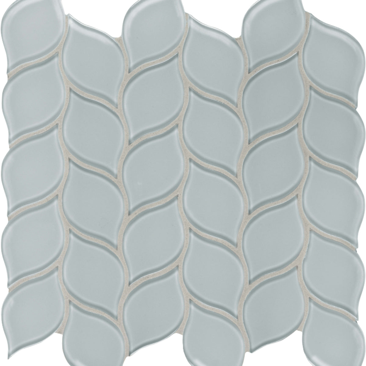 Element in Cloud Petal Mosaic Glass Tile